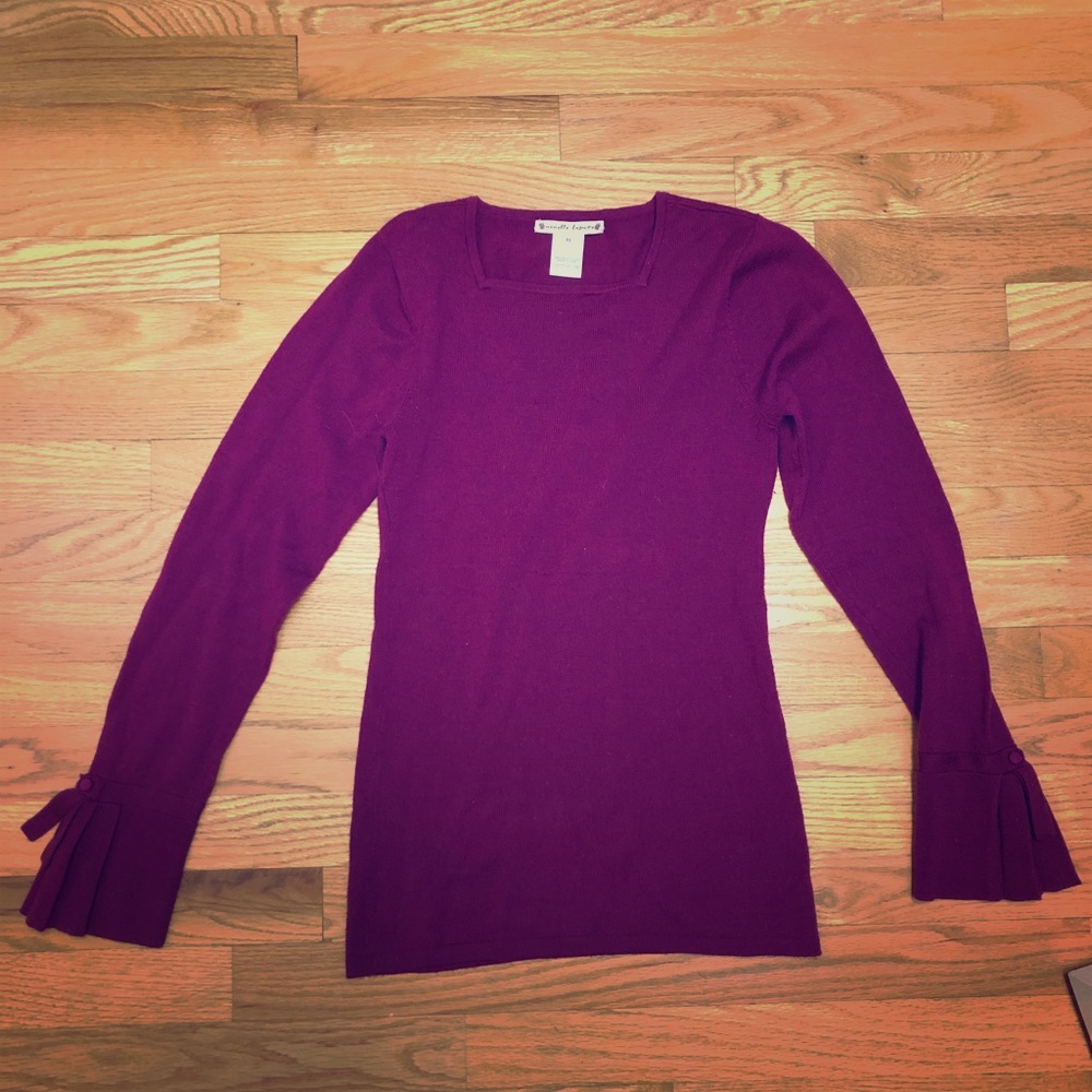 Nanette Lepore fuscia sweater